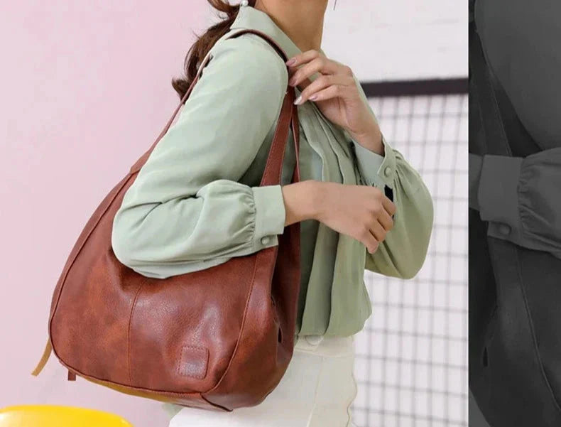 Sac à main en cuir vintage