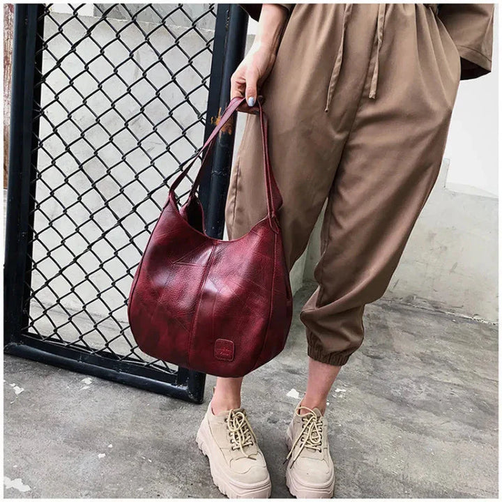 Sac à main en cuir vintage