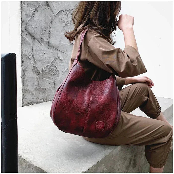 Sac à main en cuir vintage