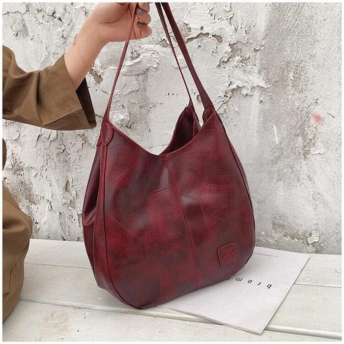 Sac à main en cuir vintage