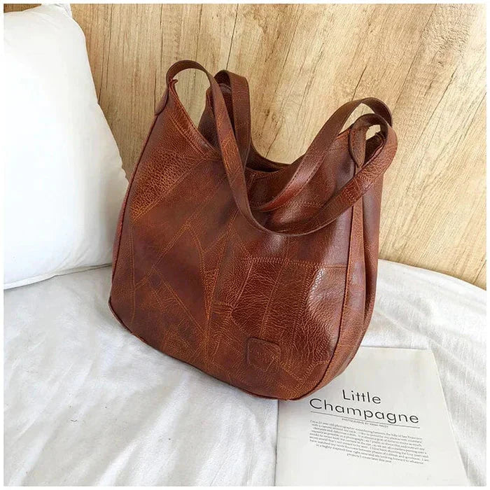 Sac à main en cuir vintage