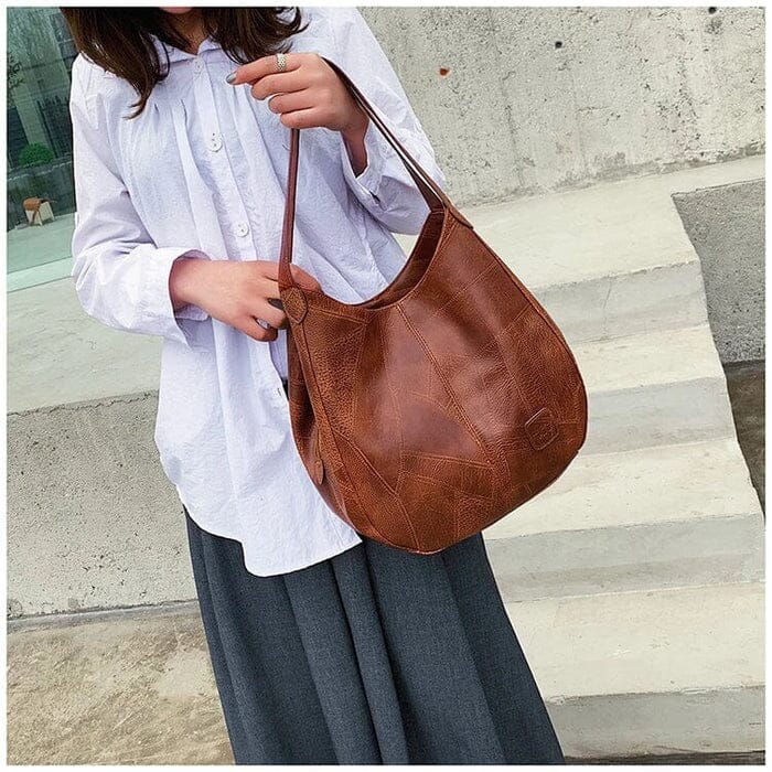 Sac à main en cuir vintage