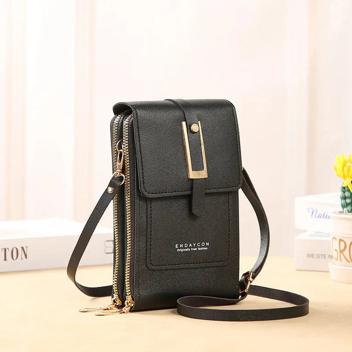 Sac à main en cuir pour téléphone portable