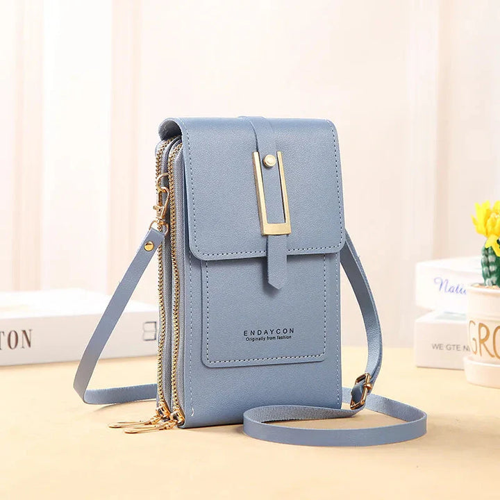 Sac à main en cuir pour téléphone portable