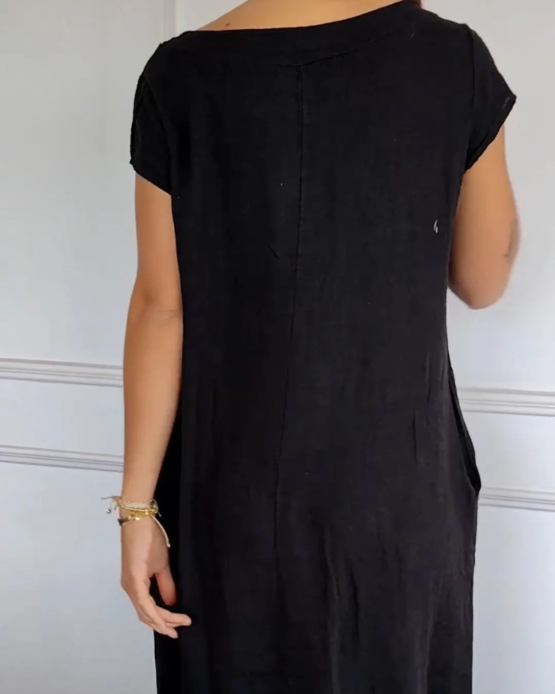 BERAWA - ROBE EN COTON DÉCONTRACTÉE