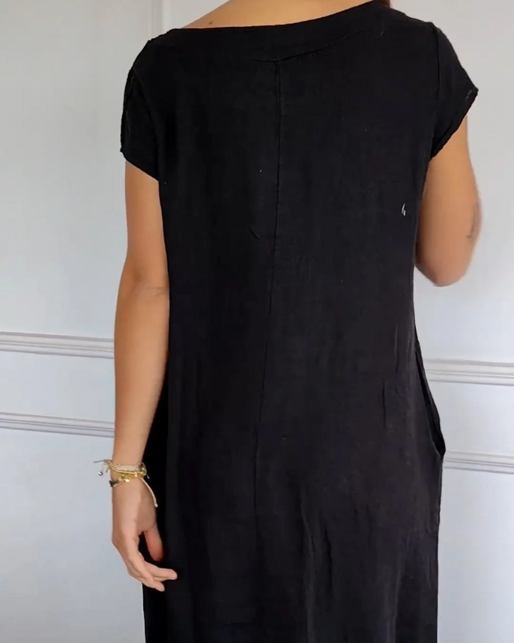 BERAWA - ROBE EN COTON DÉCONTRACTÉE